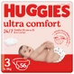 Подгузники Huggies Ultra Comfort 3 (5-9 кг) Jumbo 56 шт