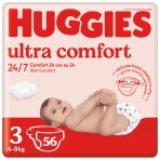 Подгузники Huggies Ultra Comfort 3 (5-9 кг) Jumbo 56 шт: цены и характеристики