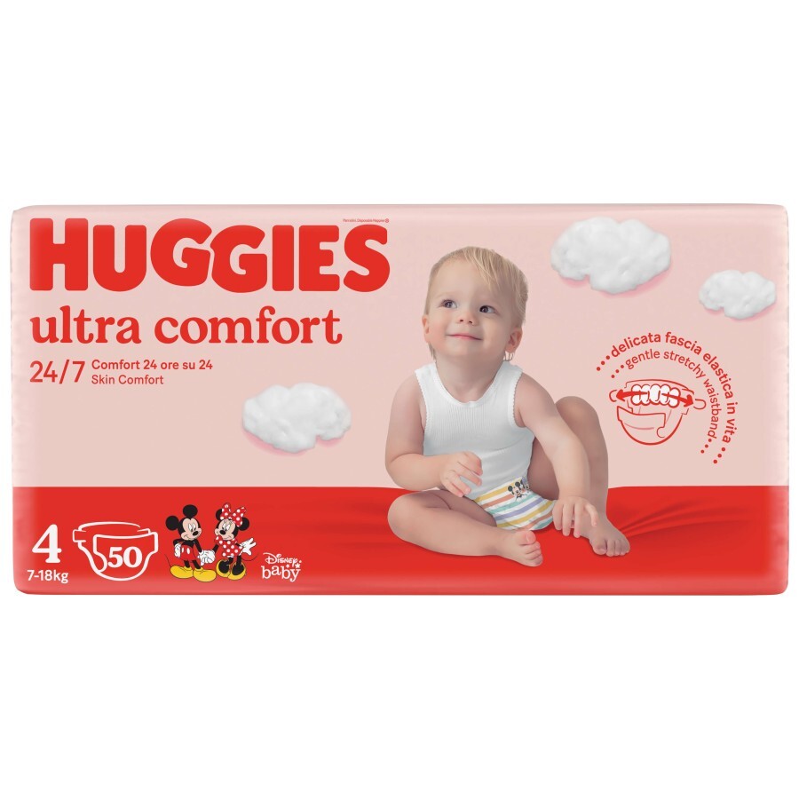 Підгузки Huggies Ultra Comfort 4 (7-18 кг) Jumbo для хлопчиків 50 шт: ціни та характеристики