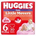Подгузники-трусики Huggies Pants 6 (15-25 кг) для девочек 30 шт