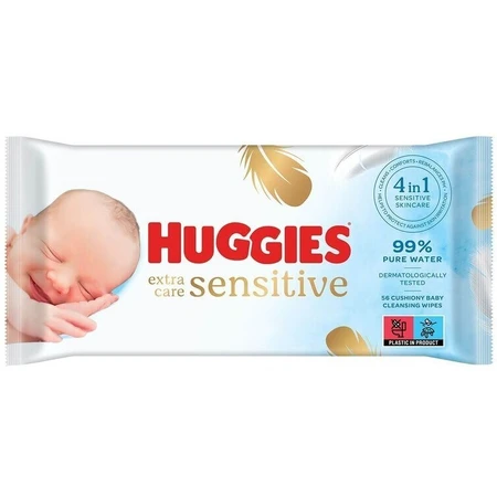 Детские влажные салфетки Huggies Pure Extra Care 56 шт.: цены и характеристики