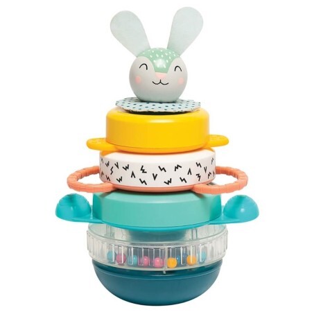 Развивающая игрушка Taf Toys пирамидка Кролик коллекция Полярное сияние
