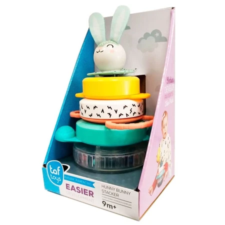 Развивающая игрушка Taf Toys пирамидка Кролик коллекция Полярное сияние: цены и характеристики