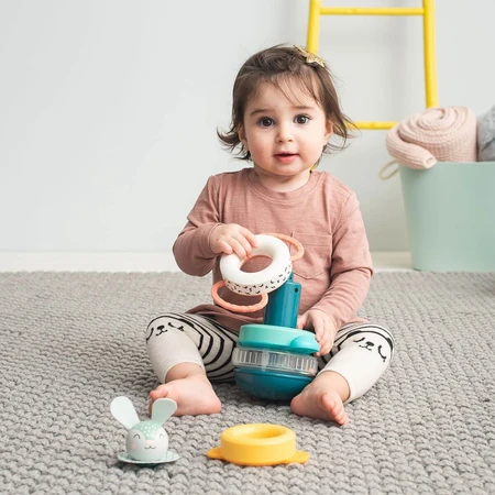 Развивающая игрушка Taf Toys пирамидка Кролик коллекция Полярное сияние: цены и характеристики