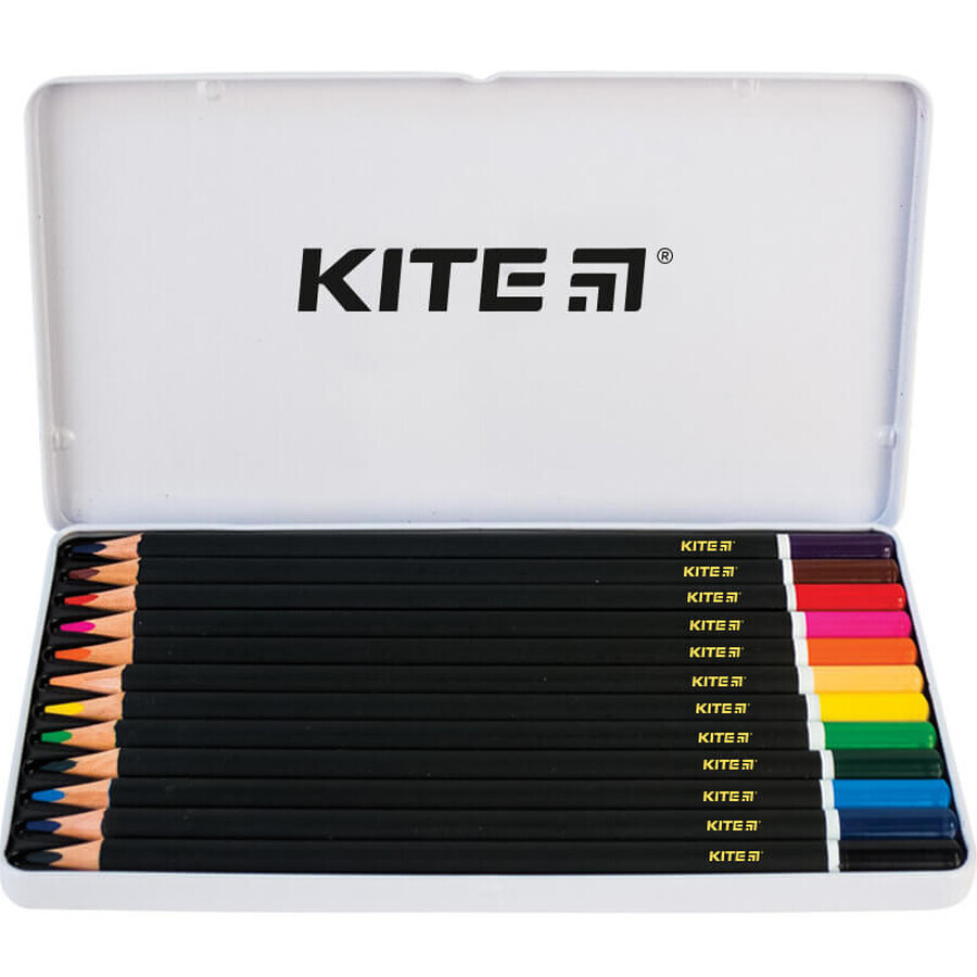 Олівці кольорові Kite тригранні Міста 12 шт: ціни та характеристики