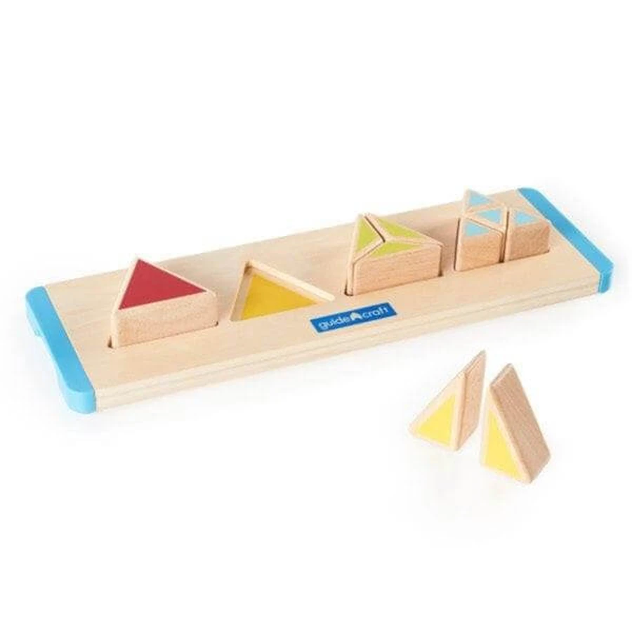 Развивающая игрушка Guidecraft Сортер Manipulatives Треугольники: цены и характеристики