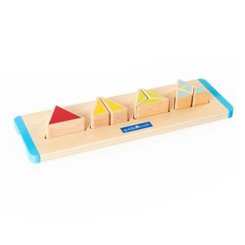 Развивающая игрушка Guidecraft Сортер Manipulatives Треугольники: цены и характеристики