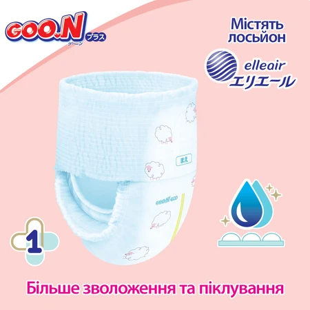 Подгузники GOO.N Plus Трусики 6-12 кг M унисекс 58 шт: цены и характеристики