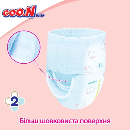 Подгузники GOO.N Plus Трусики 6-12 кг M унисекс 58 шт: цены и характеристики