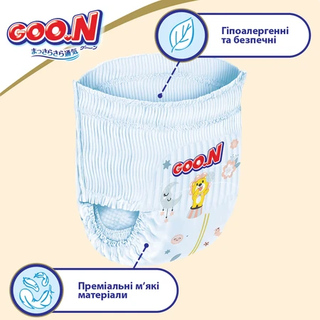 Подгузники-трусики GOO.N Premium Soft 9-14 кг размер L унисекс 44 шт: цены и характеристики