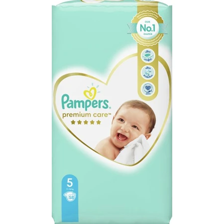 Подгузники Pampers Premium Care Junior Размер 5 (11-16 кг) 58 шт: цены и характеристики