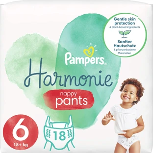 Подгузники Pampers трусики Harmonie Nappy Pants Размер 6 (15+ кг) 18 шт