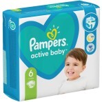 Підгузки Pampers Active Baby Giant Розмір 6 (13-18 кг) 36 шт: ціни та характеристики