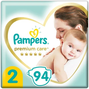 Подгузники Pampers Premium Care Mini Размер 2 (4-8 кг), 94 шт