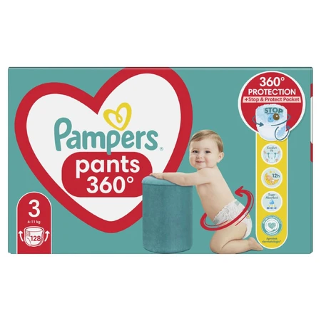 Подгузники Pampers трусики Pants Midi Размер 3 (6-11 кг) 128 шт: цены и характеристики