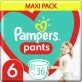 Підгузки Pampers трусики Pants Giant Розмір 6 (15+ кг) 36 шт