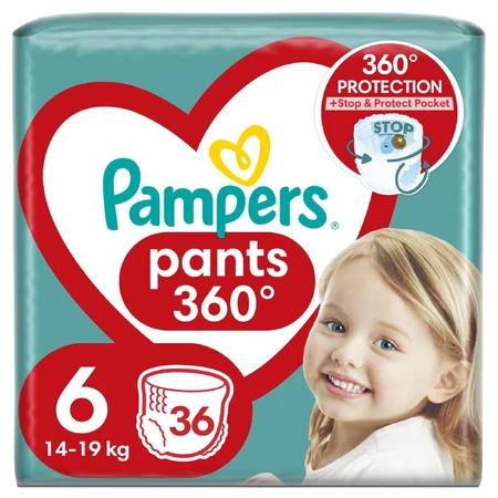 Подгузники Pampers трусики Pants Giant размер 6, 14-19 кг 36 шт.: цены и характеристики