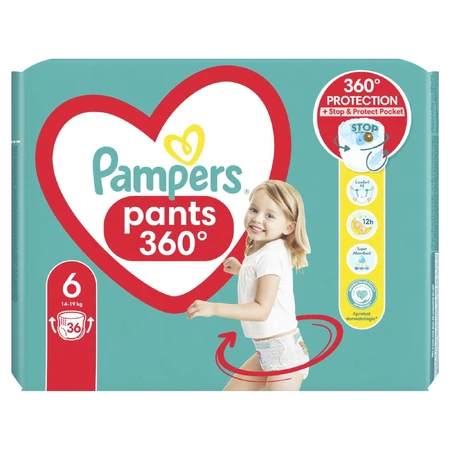 Подгузники Pampers трусики Pants Giant размер 6, 14-19 кг 36 шт.: цены и характеристики