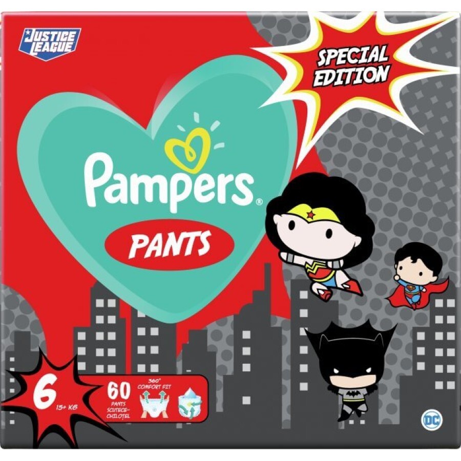 Підгузки Pampers Pants Special Edition 6 (15+ кг) 60 шт: ціни та характеристики