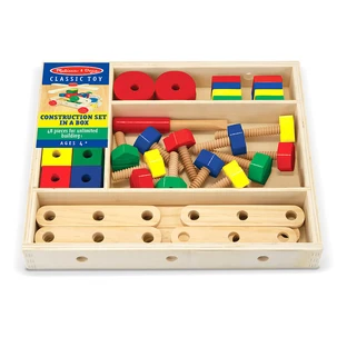 Розвиваюча іграшка Melissa&Doug Деревянный строительный конструктор