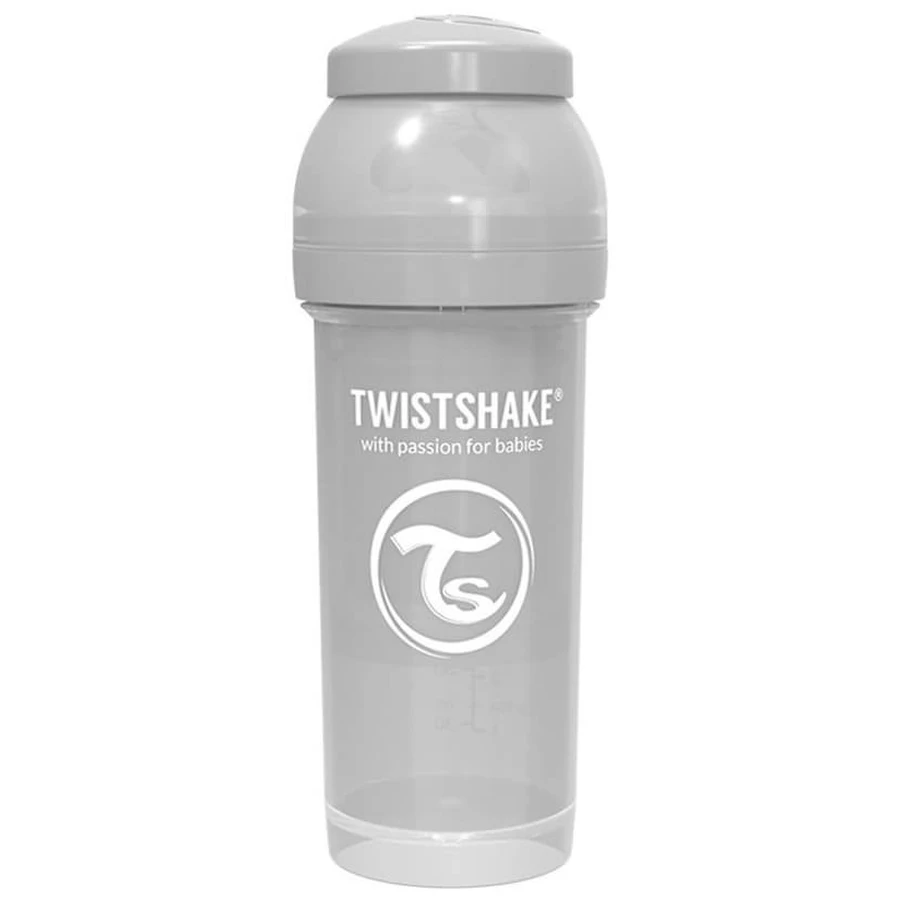 Бутылочка для кормления Twistshake антиколиковая 260 мл, серая: цены и характеристики