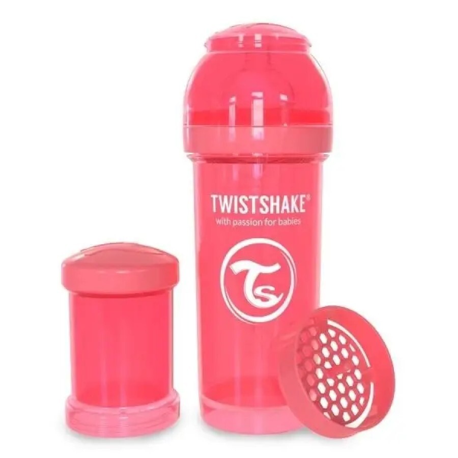 Бутылочка для кормления Twistshake персиковая, 260 мл: цены и характеристики