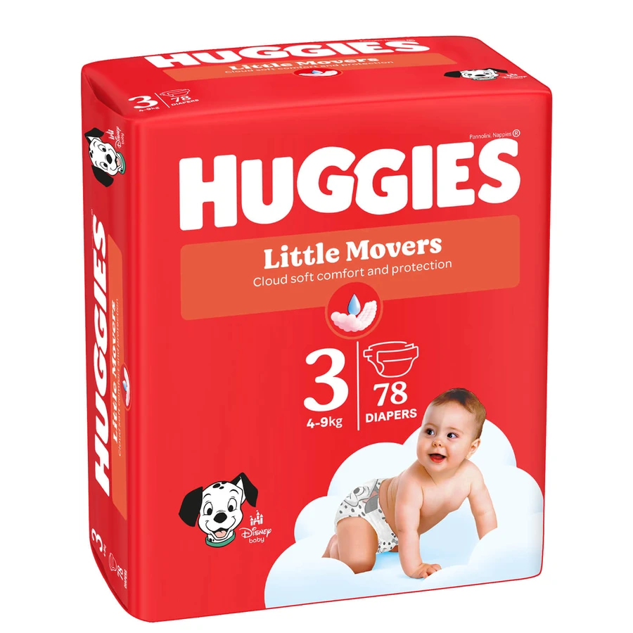 Підгузки Huggies Ultra Comfort 3 (5-9 кг) Mega 78 шт: ціни та характеристики