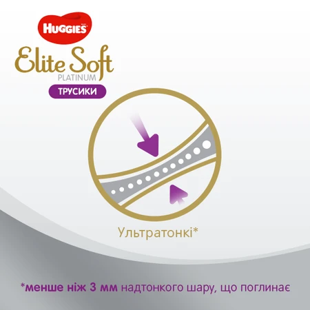 Підгузки Huggies Elite Soft Platinum Pants 5 (12-17 кг) 19 шт: ціни та характеристики