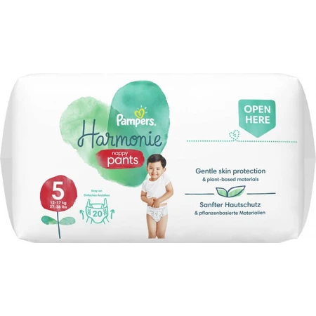 Подгузники Pampers трусики Harmonie Nappy Pants Размер 5 (11-16 кг) 20 шт: цены и характеристики