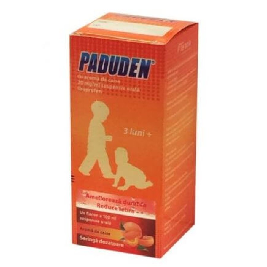 Сироп Падуден (Paduden) со вкусом абрикоса, 100 мл, Terapia: цены и характеристики