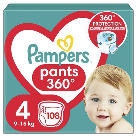 Подгузники Pampers трусики Maxi Pants Размер 4 (9-15 кг) 108 шт: цены и характеристики