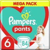 Підгузки Pampers трусики Pants Giant Розмір 6 (15+ кг) 84 шт