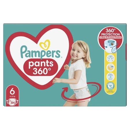 Підгузки Pampers трусики Pants Giant Розмір 6 (15+ кг) 84 шт: ціни та характеристики