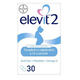 Элевит 2 (Elevit 2) мультивитамин, 30 капсул, Bayer