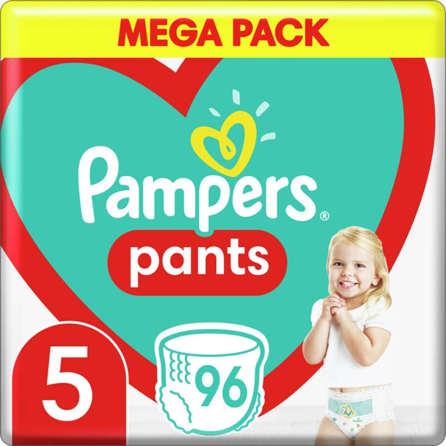 Подгузники Pampers трусики Pants Junior Размер 5 (12-17 кг) 96 шт: цены и характеристики