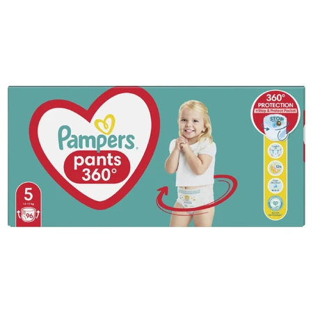 Підгузки Pampers трусики Pants Junior Розмір 5 (12-17 кг) 96 шт: ціни та характеристики