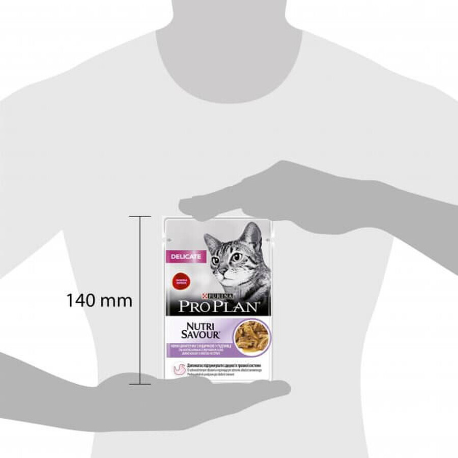 Вологий корм для кішок Purina Pro Plan Nutrisavour з індичкою 85 г: ціни та характеристики