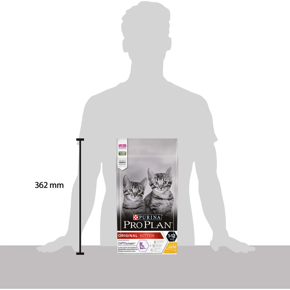 Сухой корм для кошек Purina Pro Plan Original Kitten до 12 месяцев с курицей 1.5 кг: цены и характеристики