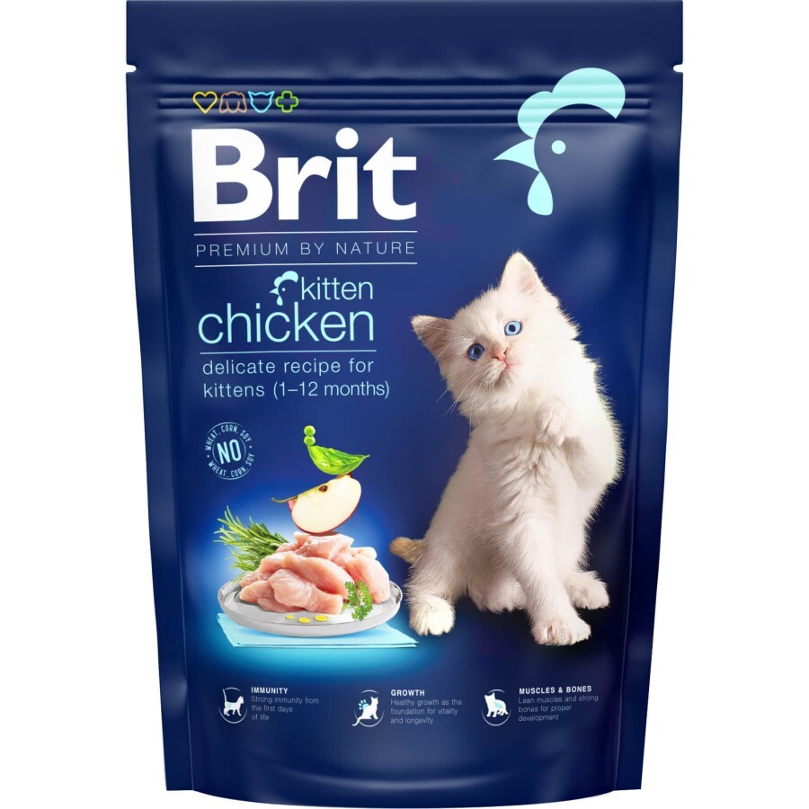 Сухий корм для кішок Brit Premium by Nature Cat Kitten 800 г: ціни та характеристики