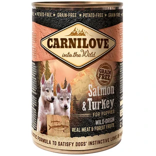 Консервы для собак Carnilove Puppy с лососем и индейкой 400 г