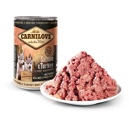 Консервы для собак Carnilove Puppy с лососем и индейкой 400 г: цены и характеристики