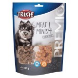 Ласощі для собак Trixie PREMIO 4 Meat Minis (курка, качка, яловичина, баранина) 4х100 г