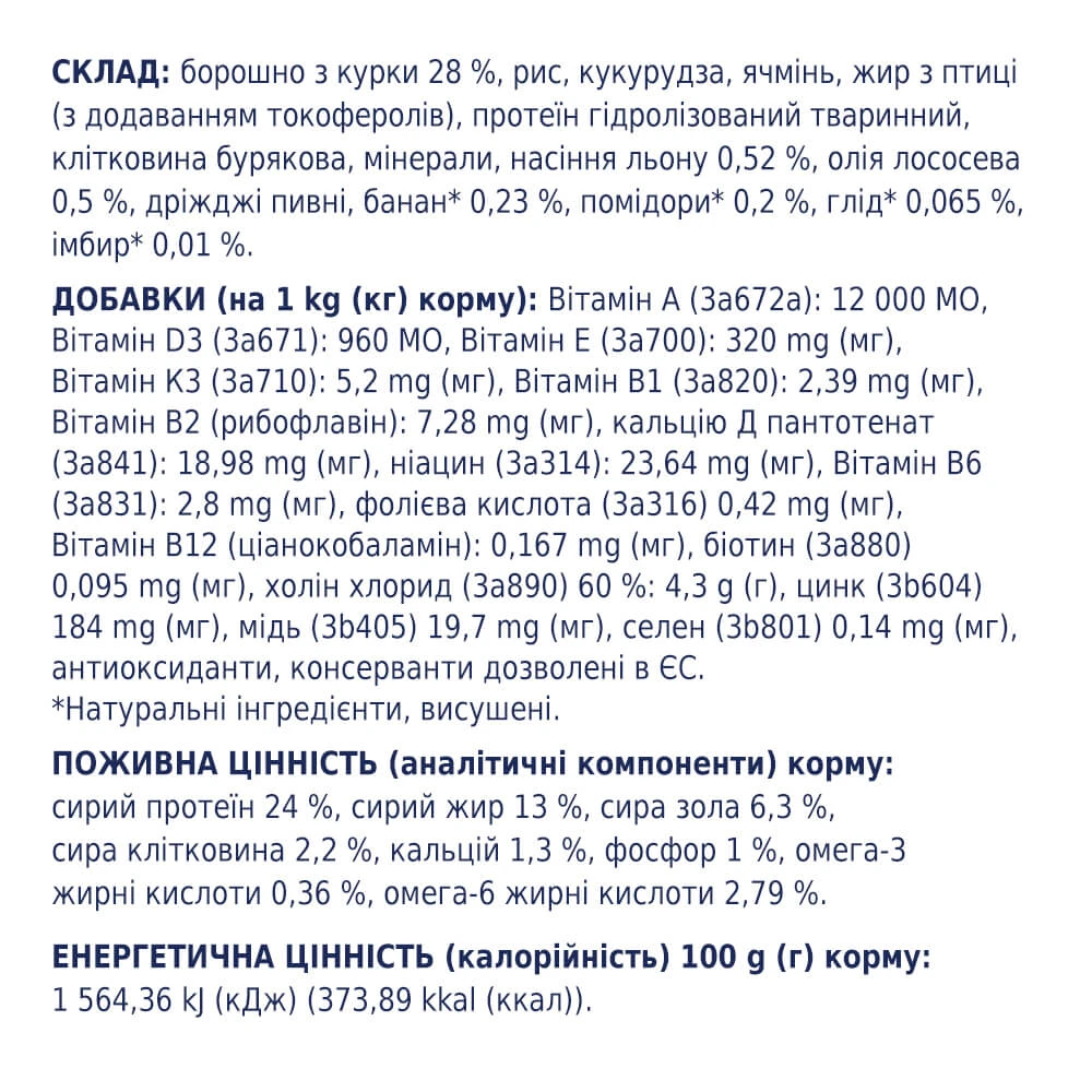 Сухий корм для собак Club 4 Paws Преміум. Для середніх порід 14 кг(П): ціни та характеристики