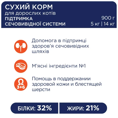 Сухой корм для кошек Club 4 Paws Премиум. Поддержание здоровья мочевыделительной системы 5 кг: цены и характеристики