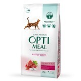 Сухий корм для кішок Optimeal зі смаком телятини 1.5 кг