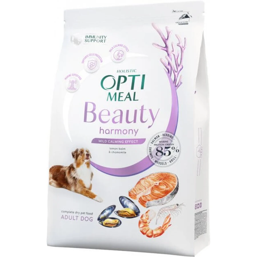 UAnimals Сухой корм для собак Optimeal Beauty Harmony беззерновой на основе морепродуктов 1.5 кг: цены и характеристики
