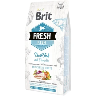 Сухий корм для собак Brit Fresh Fish/Pumpkin Adult Large 2.5 кг
