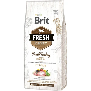 Сухой корм для собак Brit Fresh Turkey/Pea Light Fit and Slim Adult 12 кг