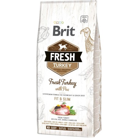 Сухий корм для собак Brit Fresh Turkey/Pea Light Fit and Slim Adult 12 кг