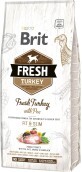 Сухой корм для собак Brit Fresh Turkey/Pea Light Fit and Slim Adult 12 кг